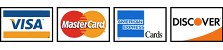 We Accept Visa, MasterCard, or American Express.