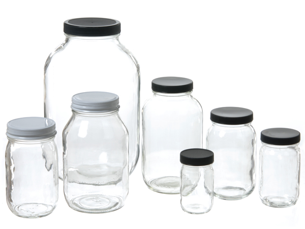 Glass Jar: 2 oz. Flint Economy Jar | Glass Jar: 2 oz. Flint Economy Jar