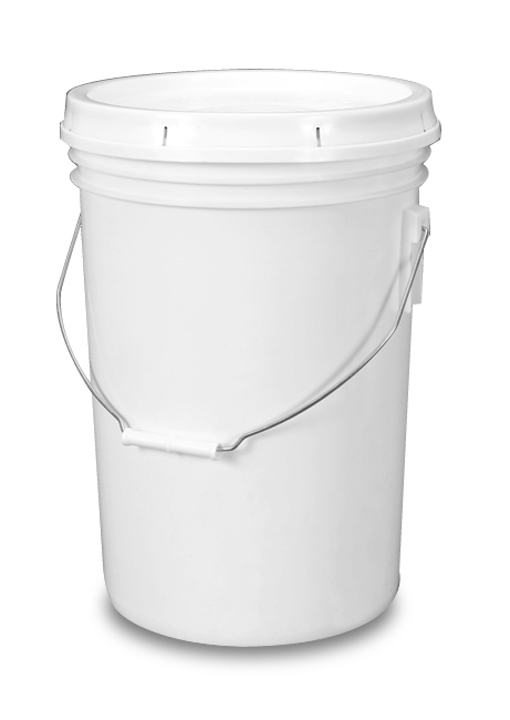 white beach pail