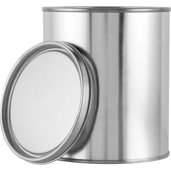 1 Gallon Empty Paint Can + 1 Quart Empty Paint Can (Combo 2-Pack); Unlined Metal Cans w/ Lids