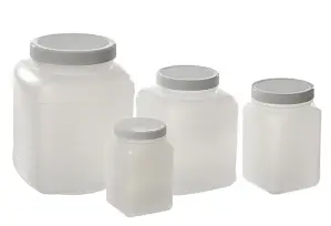 HDPE Square Boy Jars