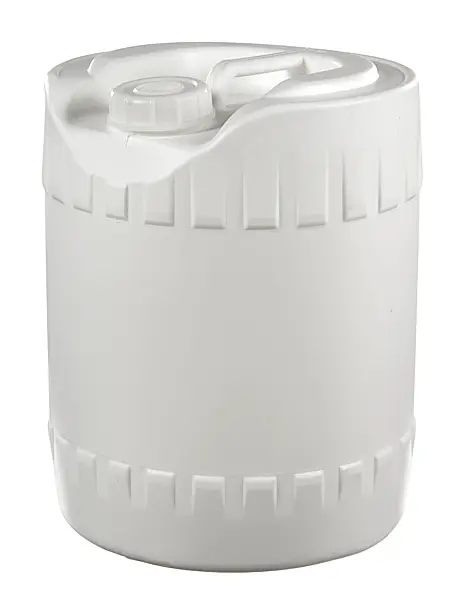5 Gallon 640 oz Closed Head Hi Density Round Container 5