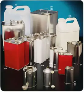 hundreds of types and sizes of containers